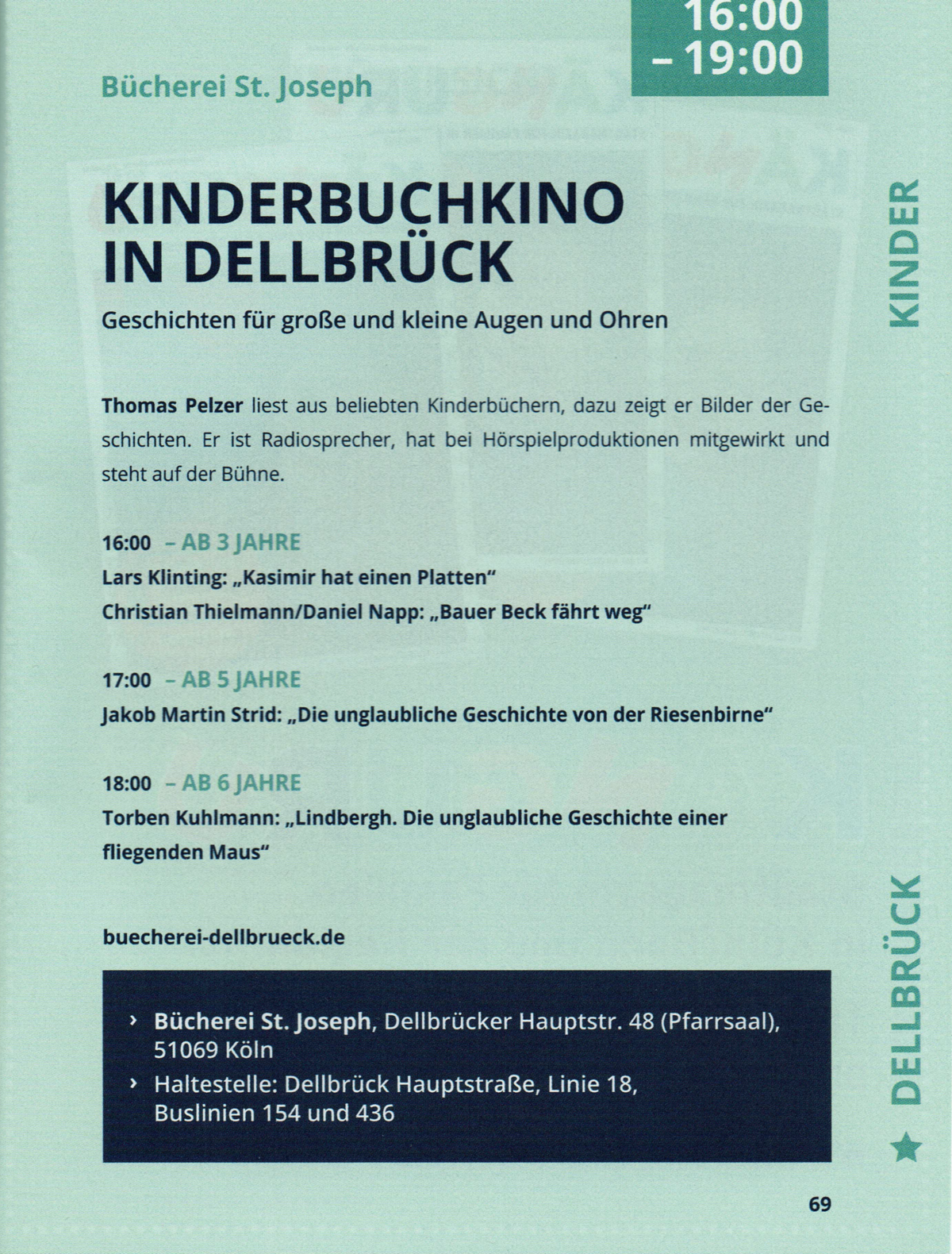 Plakat Literaturnacht 2019